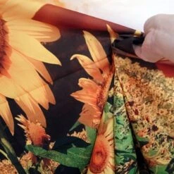 Tenture Murale Tournesol 12 Tenture Murale Tournesol -Magasin D'accessoires Sélectionnés 230x180cm grande tapisserie indienne mandala tenture murale tournesol floral boh me serviette de plage polyester mince 4