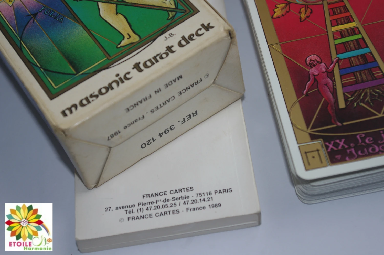 Tarot Maçonnique - Jean Beauchard - Masonci Tarot Deck " 3114523941201 " 6 Tarot Maçonnique - Jean Beauchard - Masonci Tarot Deck " 3114523941201 " – Image 4