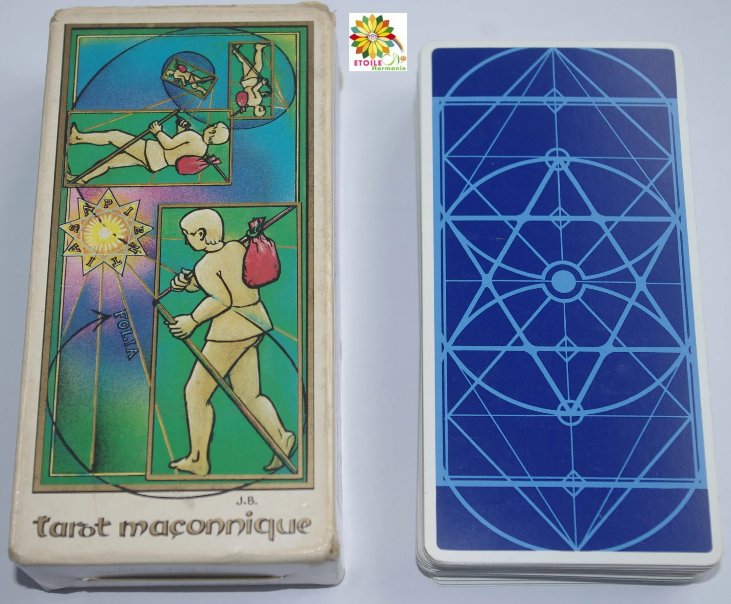 Tarot Maçonnique - Jean Beauchard - Masonci Tarot Deck " 3114523941201 " 3 Tarot Maçonnique - Jean Beauchard - Masonci Tarot Deck " 3114523941201 "