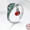 Bague Ajustable Coccinelle En Argent 925 1 Bague Ajustable Coccinelle En Argent 925 -Magasin D'accessoires Sélectionnés bague ajustable coccinelle argent 925 etoileharmonie fr