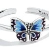 Bague Papillon Ouverte En Argent 925 Sterlings -Magasin D'accessoires Sélectionnés bague argent 925 sterlings papillon etoileharmonie les bijoux harmonie esprit de la nature