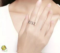 Bague De Chats Joueurs -Magasin D'accessoires Sélectionnés bague chat qui court etoileharmonie argent 925 sterling a1