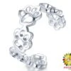 Bague Empreinte De Chien - Argent Sterling 925 1 Bague Empreinte De Chien - Argent Sterling 925 -Magasin D'accessoires Sélectionnés bague empreinte chien etoileharmonie