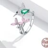 Bague Femme Colibri Fleurie Harmonie Réglable En Argent Sterling 925 2 Bague Femme Colibri Fleurie Harmonie Réglable En Argent Sterling 925 -Magasin D'accessoires Sélectionnés bague femme colibri fleurie harmonie etoileharmonie fr