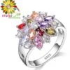 Bague Fleurie Harmonie En Argent Sterling 925 1 Bague Fleurie Harmonie En Argent Sterling 925 -Magasin D'accessoires Sélectionnés bague fleurie harmonie argent 925