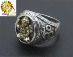 BAGUE CHEVALIÈRE GANESH -Magasin D'accessoires Sélectionnés bague ganesh harmonie