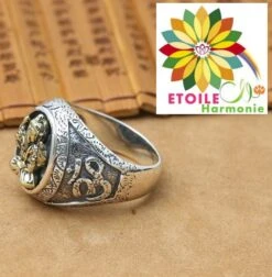 BAGUE CHEVALIÈRE GANESH -Magasin D'accessoires Sélectionnés bague ganesh harmonie argent sterling