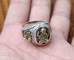 BAGUE CHEVALIÈRE GANESH -Magasin D'accessoires Sélectionnés bague ganesh harmonie luxeuse