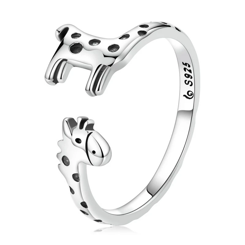 Bague Animale Originale En Argent 925 Sterlings - Éléphant Ou Girafe Au Choix 3 Bague Animale Originale En Argent 925 Sterlings - Éléphant Ou Girafe Au Choix