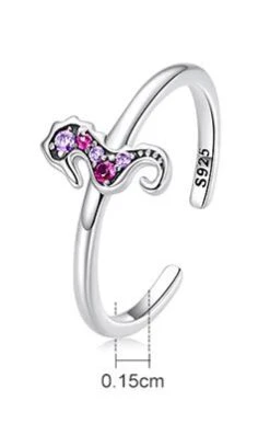 Bague Hippocampe En Argent 925 -Magasin D'accessoires Sélectionnés bague hippocampe etoileharmonie fr