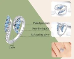 Bague Ouverte Harmonie Bleue Argent Sterling 925 11 Bague Ouverte Harmonie Bleue Argent Sterling 925 -Magasin D'accessoires Sélectionnés bague ouverte harmonie bleue etoileharmonie fr 4