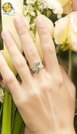 Bague Fée Avec étoiles Harmonie En Argent 7 Bague Fée Avec étoiles Harmonie En Argent -Magasin D'accessoires Sélectionnés bague reglable fee harmonie etoile a3