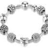 Bracelet à Breloques Harmonie Plaqué Argent 1 Bracelet à Breloques Harmonie Plaqué Argent -Magasin D'accessoires Sélectionnés bijou bracelet harmonie baroque etoileharmonie fr