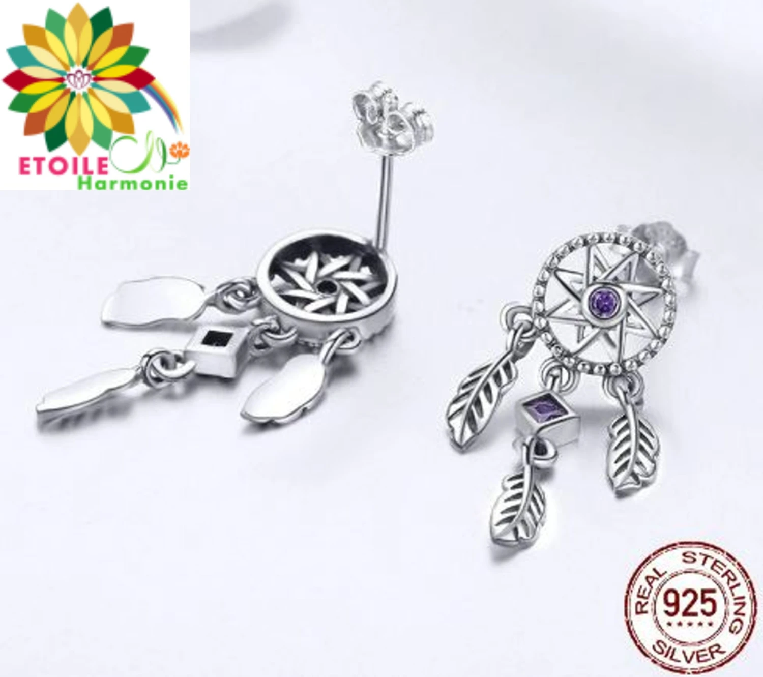 Boucles D'oreilles Capteur De Rêves 5 Boucles D'oreilles Capteur De Rêves – Image 3