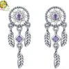 Boucles D'oreilles Capteur De Rêves 1 Boucles D'oreilles Capteur De Rêves -Magasin D'accessoires Sélectionnés boucle oreille capteur de reve etoileharmonie aaa