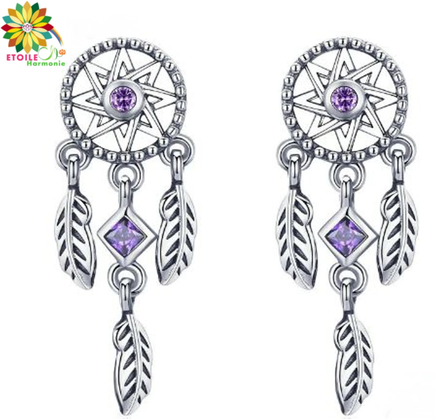 Boucles D'oreilles Capteur De Rêves 3 Boucles D'oreilles Capteur De Rêves