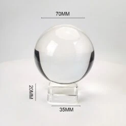 Boule De Cristal 7cm Avec Support