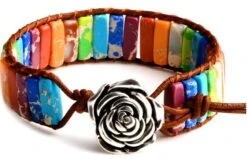 Bracelet D’harmonisation Bohême Des 7 Chakras -Magasin D'accessoires Sélectionnés bracelet 7 chakras boheme etoileharmonie 7