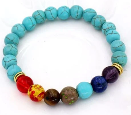 Bracelet Perles Des 7 Chakras Harmonie 5 Bracelet Perles Des 7 Chakras Harmonie – Image 3