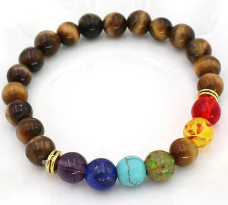Bracelet Perles Des 7 Chakras Harmonie 6 Bracelet Perles Des 7 Chakras Harmonie – Image 4