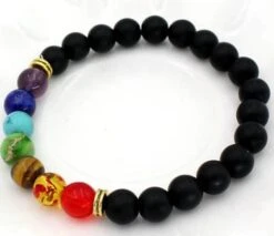 Bracelet Perles Des 7 Chakras Harmonie 18 Bracelet Perles Des 7 Chakras Harmonie -Magasin D'accessoires Sélectionnés bracelet 7 chakras etoileharmonie fr 6