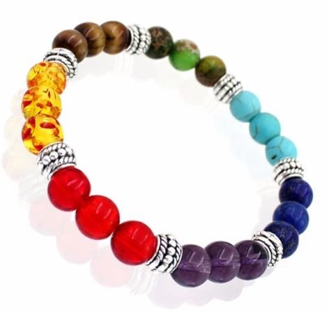 Bracelet Perles Des 7 Chakras Harmonie 10 Bracelet Perles Des 7 Chakras Harmonie – Image 8