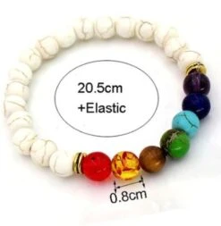 Bracelet Perles Des 7 Chakras Harmonie 21 Bracelet Perles Des 7 Chakras Harmonie -Magasin D'accessoires Sélectionnés bracelet 7 chakras etoileharmonie fr 9