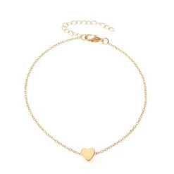 Chaîne De Cheville Cœur Au Style Bohème 12 Chaîne De Cheville Cœur Au Style Bohème -Magasin D'accessoires Sélectionnés bracelet cheville coeur etoileharmonie bijoux fantaisie 4
