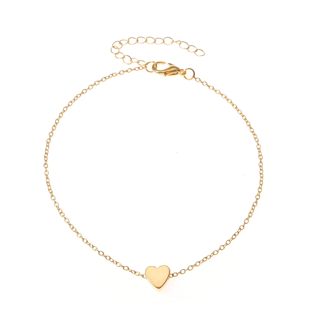 Chaîne De Cheville Cœur Au Style Bohème 7 Chaîne De Cheville Cœur Au Style Bohème – Image 5