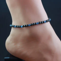 Bracelet Cheville En Argent Magnétique Et Pierre 9 Bracelet Cheville En Argent Magnétique Et Pierre -Magasin D'accessoires Sélectionnés bracelet cheville en argent metallique magnetique 1