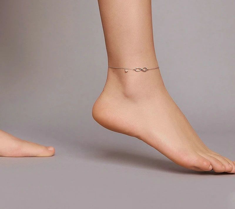 Bracelet De Cheville D'été En Argent Sterling 925 4 Bracelet De Cheville D'été En Argent Sterling 925 – Image 2