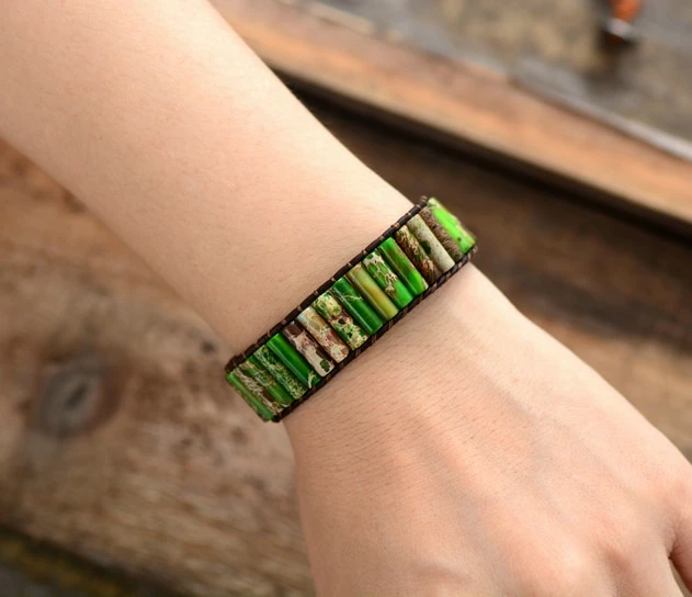 Bracelet Esprit Clair Harmonie En Pierres Naturelles Jaspe 8 Bracelet Esprit Clair Harmonie En Pierres Naturelles Jaspe – Image 6