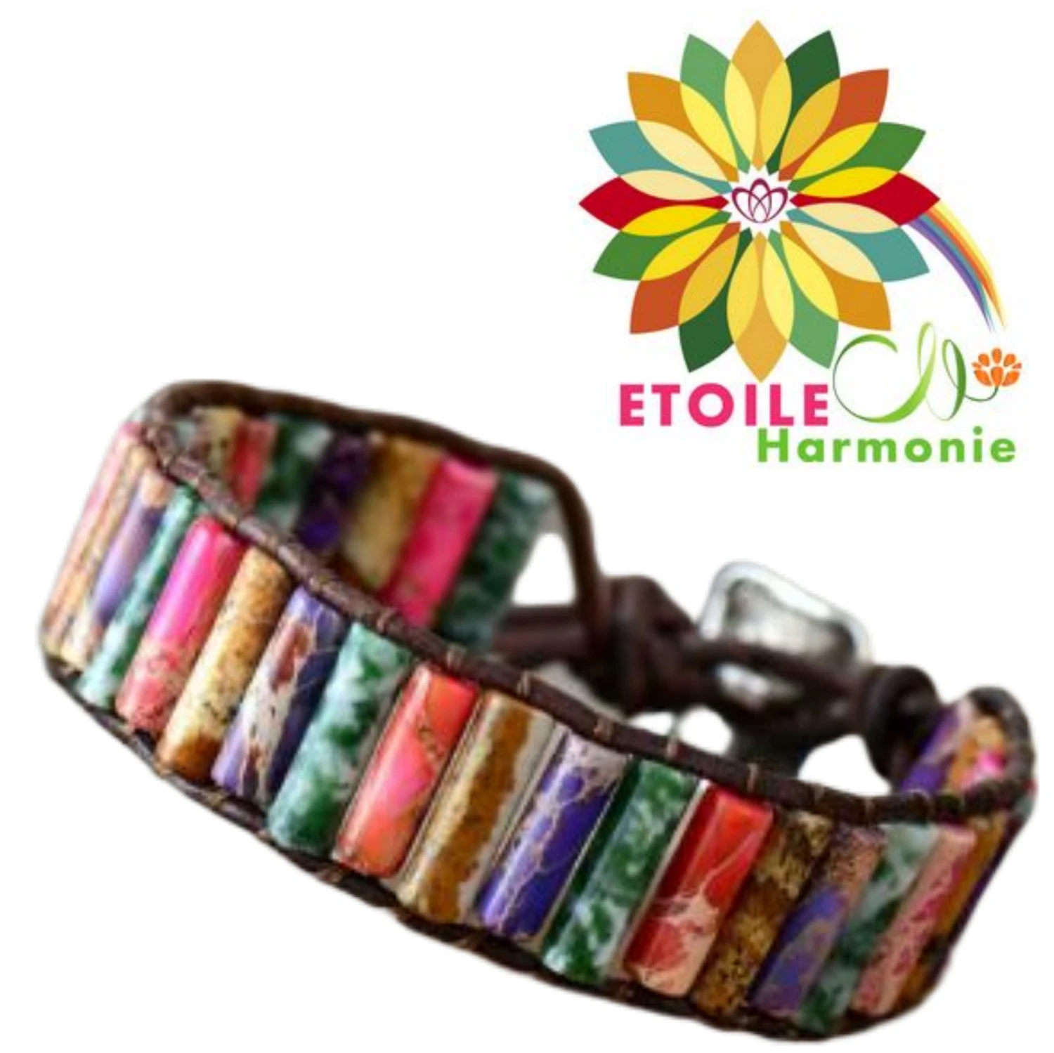 Bracelet Esprit Clair Harmonie En Pierres Naturelles Jaspe 3 Bracelet Esprit Clair Harmonie En Pierres Naturelles Jaspe