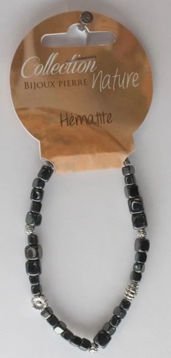 Bracelet Hématite Et Métallique 3 Bracelet Hématite Et Métallique