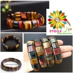 Bracelet œil De Tigre Plaquette