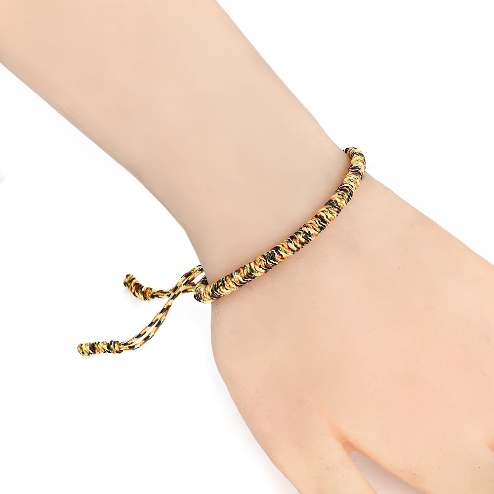 Bracelet Tibétain Tressé à La Main (comme L'acteur LEONARDO DICAPRIO) 8 Bracelet Tibétain Tressé à La Main (comme L'acteur LEONARDO DICAPRIO) – Image 6