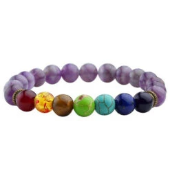 Bracelet Des 7 Chakras De Guérisson -Magasin D'accessoires Sélectionnés bracelet zen des chakras etoileharmonie etoile harmonie 3