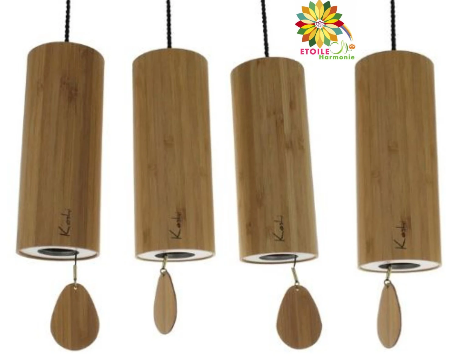 Lot Carillons Bambou à Vent - Koshi - Terra - Aqua - Aria - Ignis 3 Lot Carillons Bambou à Vent - Koshi - Terra - Aqua - Aria - Ignis
