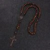 Chapelet Croix Perles Bois -Magasin D'accessoires Sélectionnés chapelet catholique etoileharmonie