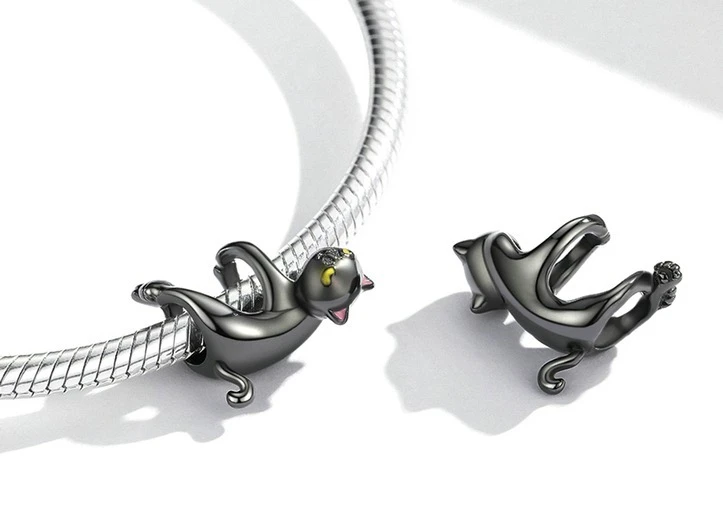 BRELOQUE ANIMAL DE COMPAGNIE CHAT EN ARGENT 925 10 BRELOQUE ANIMAL DE COMPAGNIE CHAT EN ARGENT 925 – Image 8