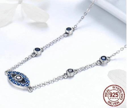 Collier Chaîne Pendentif Troisième Oeil En Argent 925 4 Collier Chaîne Pendentif Troisième Oeil En Argent 925 – Image 2