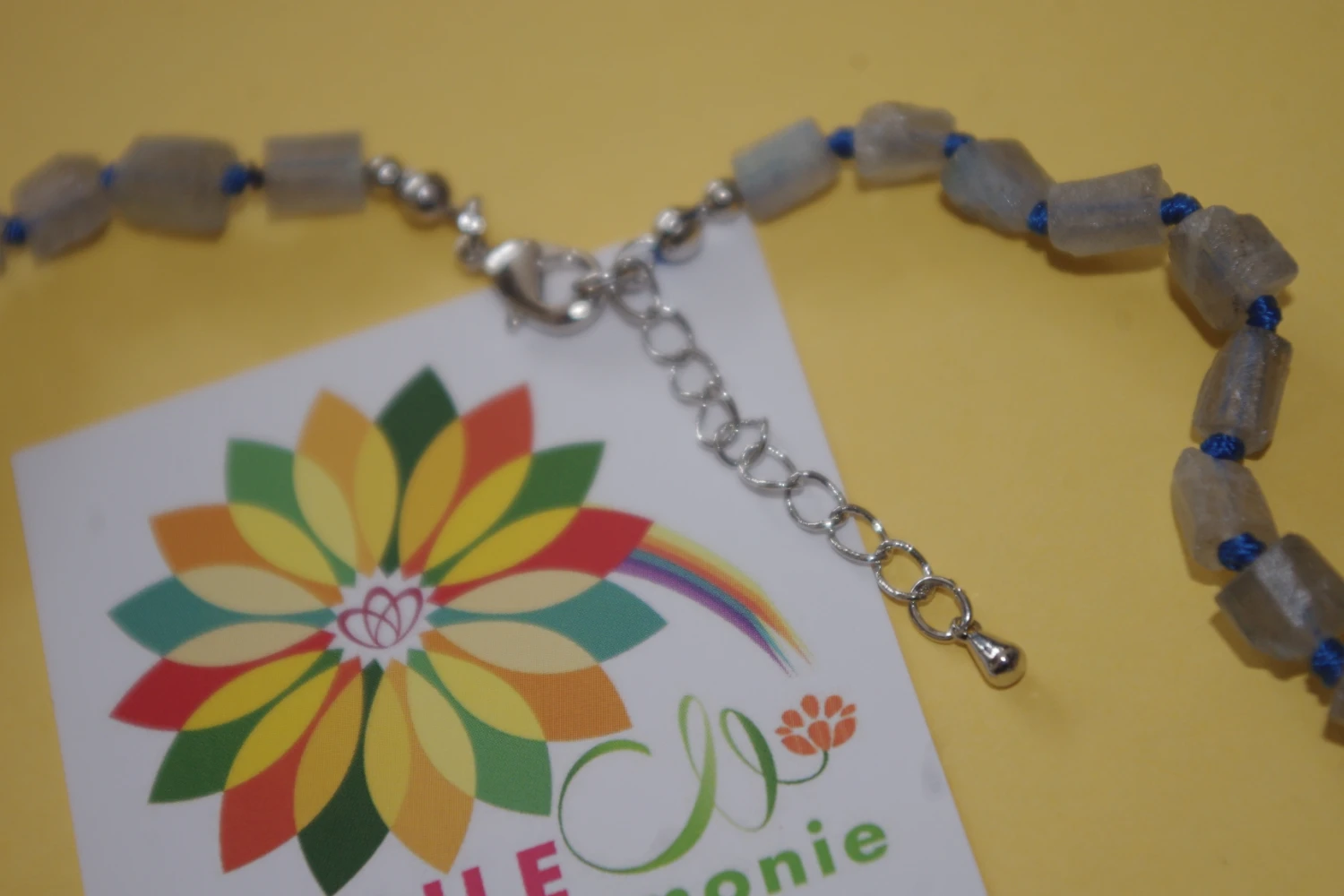 Collier Labradorite - Fermeture Réglable 5 Collier Labradorite - Fermeture Réglable – Image 3