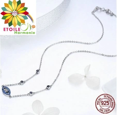 Collier Chaîne Pendentif Troisième Oeil En Argent 925 6 Collier Chaîne Pendentif Troisième Oeil En Argent 925 – Image 4