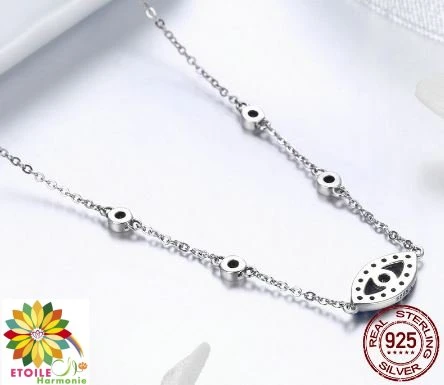Collier Chaîne Pendentif Troisième Oeil En Argent 925 5 Collier Chaîne Pendentif Troisième Oeil En Argent 925 – Image 3