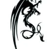Dragon Tribal Tatouage 2 Dragon Tribal Tatouage -Magasin D'accessoires Sélectionnés dragon tribal tatouage ephemere etoileharmonie