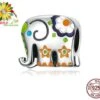 Breloque éléphant Coloré Harmonie -Magasin D'accessoires Sélectionnés elephant harmonie etoileharmonie