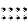 Empreintes De Pattes De Chat 1.8 Cm 1 Empreintes De Pattes De Chat 1.8 Cm -Magasin D'accessoires Sélectionnés empreintes temporaire tatouage ephemere etoileharmonie chat