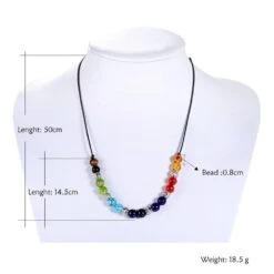 Collier Harmonie Des 7 Chakras -Magasin D'accessoires Sélectionnés etoile harmonie collier des chakras 3