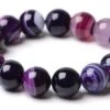Bracelet En Perles Onyx Violet -Magasin D'accessoires Sélectionnés etoileharmonie 12