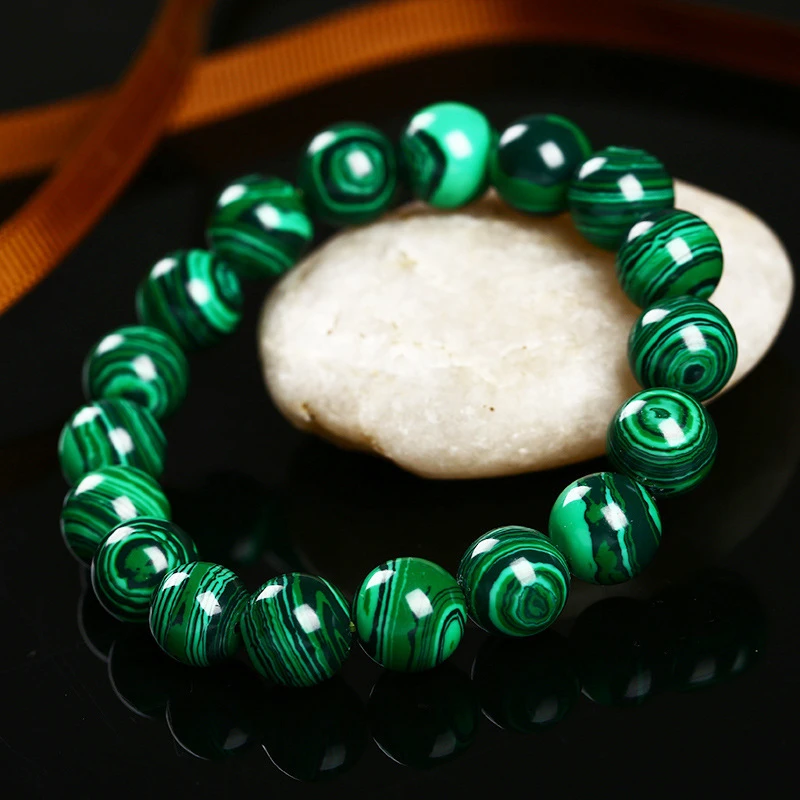 Bracelet Perles De Protection En Malachite 4 Bracelet Perles De Protection En Malachite – Image 2